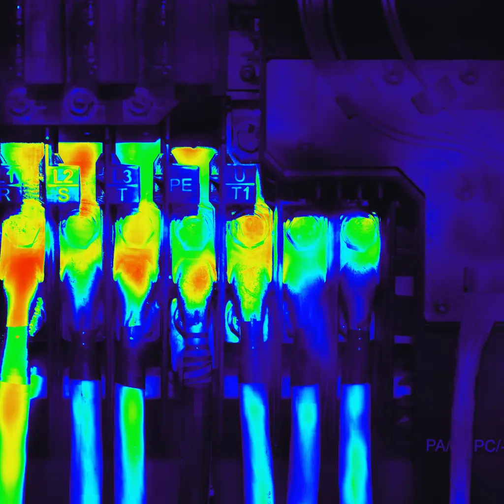 термовизия на трифазно напрежение